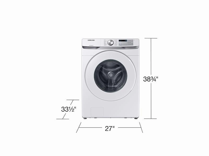 Samsung WF51CG8000AW 5.1 Cu. Ft. Extra-Large Capacity Smart Front Load Washer With Vibration Reduction Technology  In White