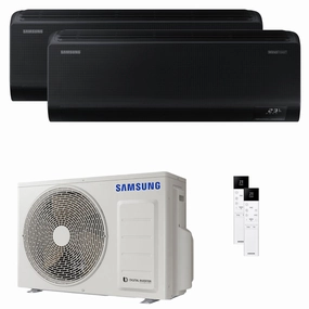 Samsung Windfree Black dual split 7000 7000 BTU inverter A    wifi air conditioner 4 kW external unit