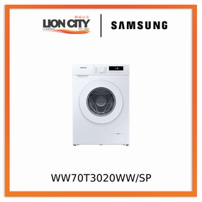 Samsung WW70T3020WW/SP Laundry Washer EcoBubble 7 kg White, 3 Ticks