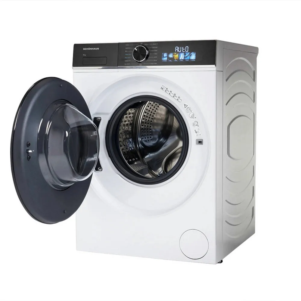 Schonhaus WMSF01814AW 8kg 1400 Spin Washing Machine