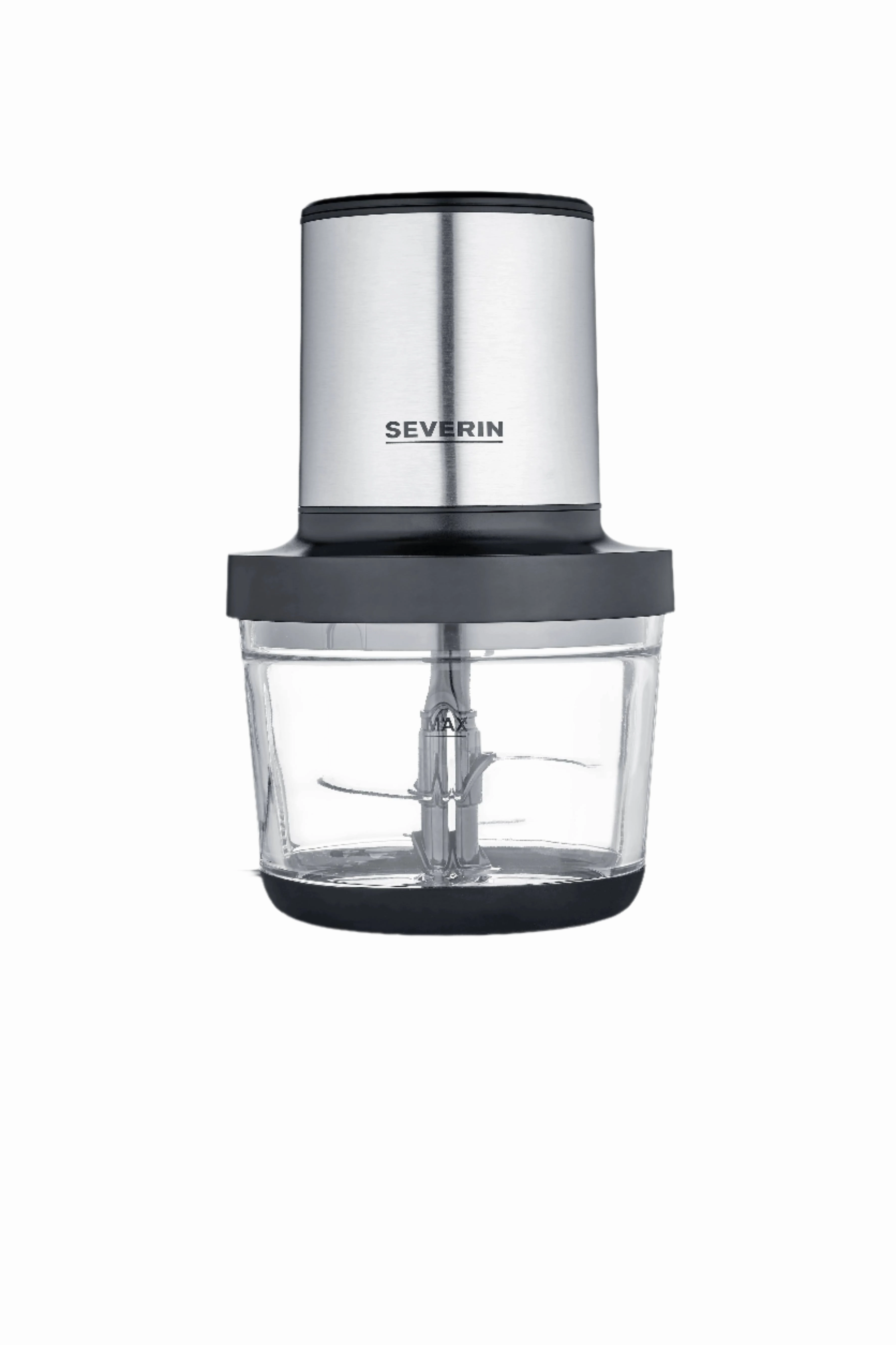 Severin Glass Food Chopper, 2Speeds, 1Lit, 400Watts, Black