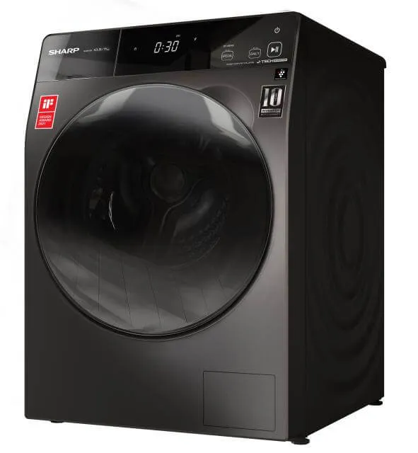 Sharp ES-FW105D7PS 10.5kg Front Load Washer / 7.0 kg Dryer