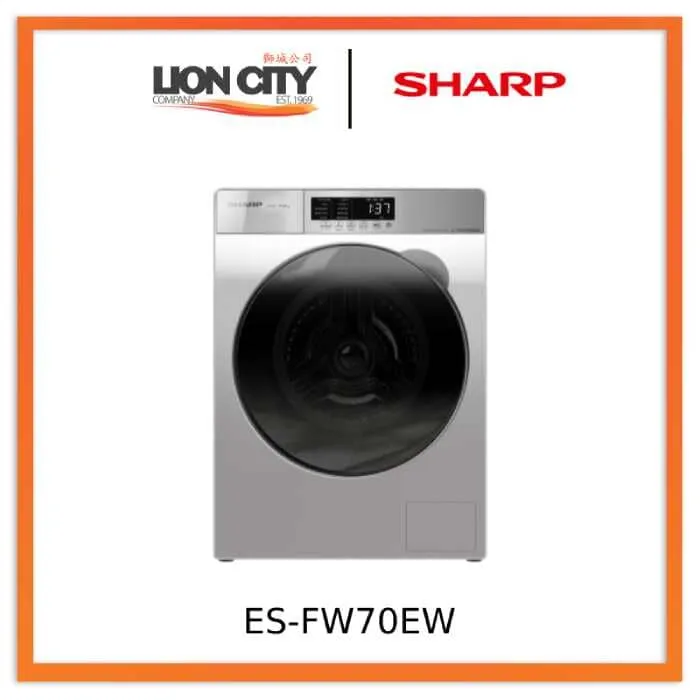 Sharp ES-FW70EW 7KG Front Load Washing Machine