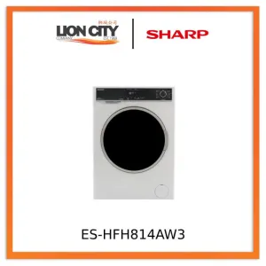 Sharp ES-HFH814AW3 Front Load Washer (8kg)