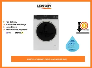 SHARP ES-HFH914AW3 FRONT LOAD WASHER (9KG)