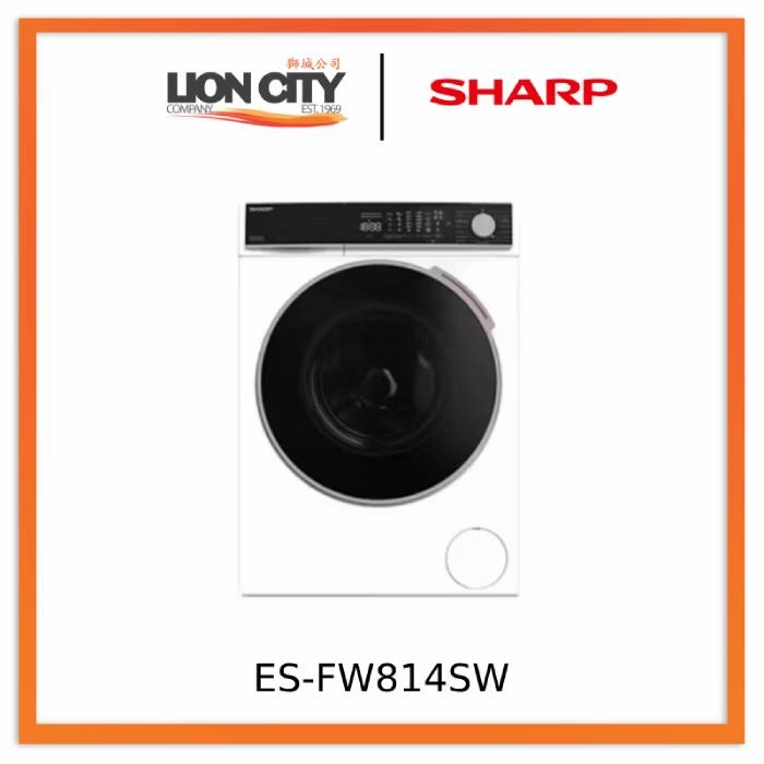 Sharp ES-FW814SB/SW 8 KG Front Load Washer