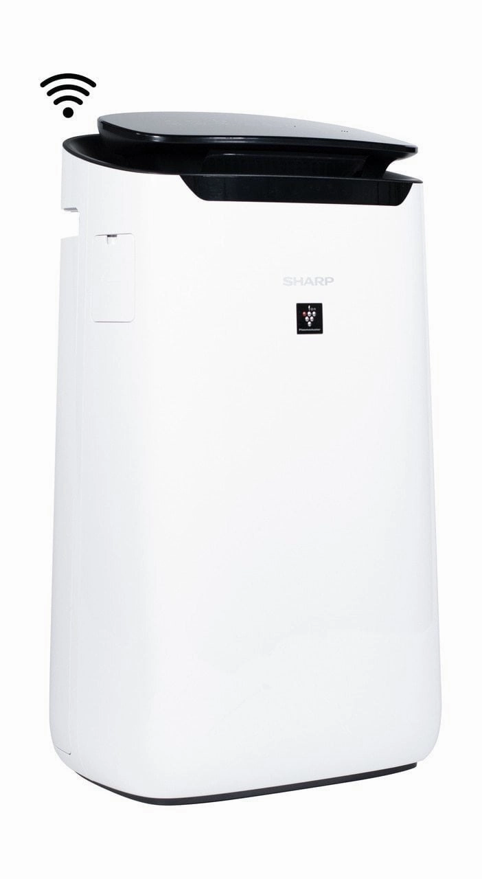 Sharp FXJ80UW Sharp Iot Plasmacluster Ion Air Purifier & True Hepa For Large Rooms (502 Sq.Ft.)