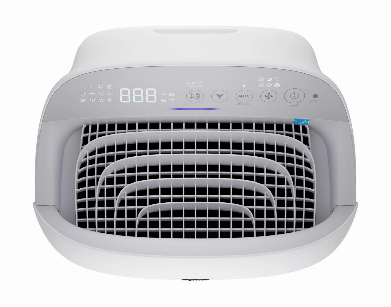 Sharp KCP70UW Sharp Smart Plasmacluster Ion Air Purifier With True Hepa   Humidifier For Large Rooms