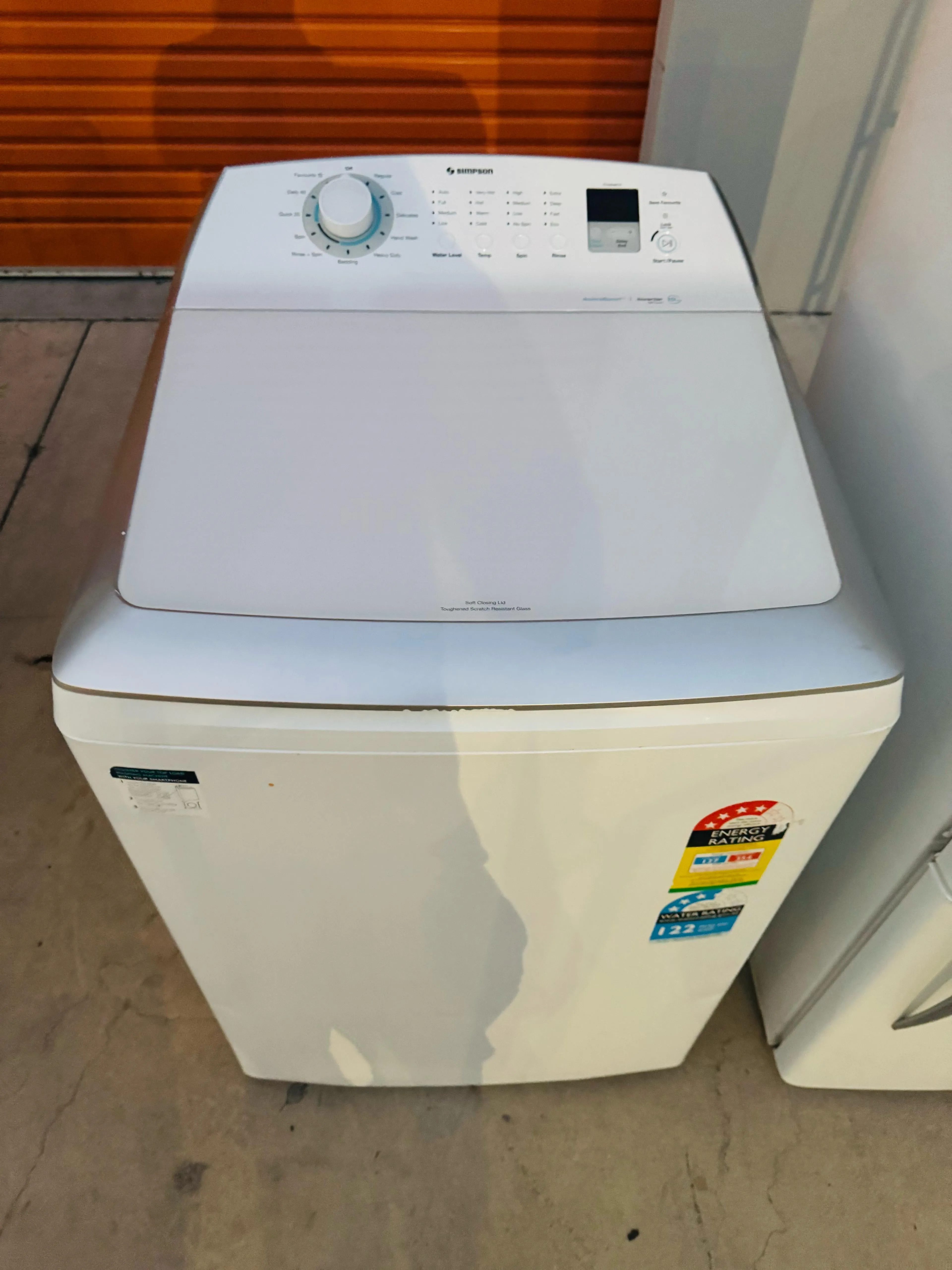 **SIMPSON 10KGS TOP LOADER WASHING MACHINE**