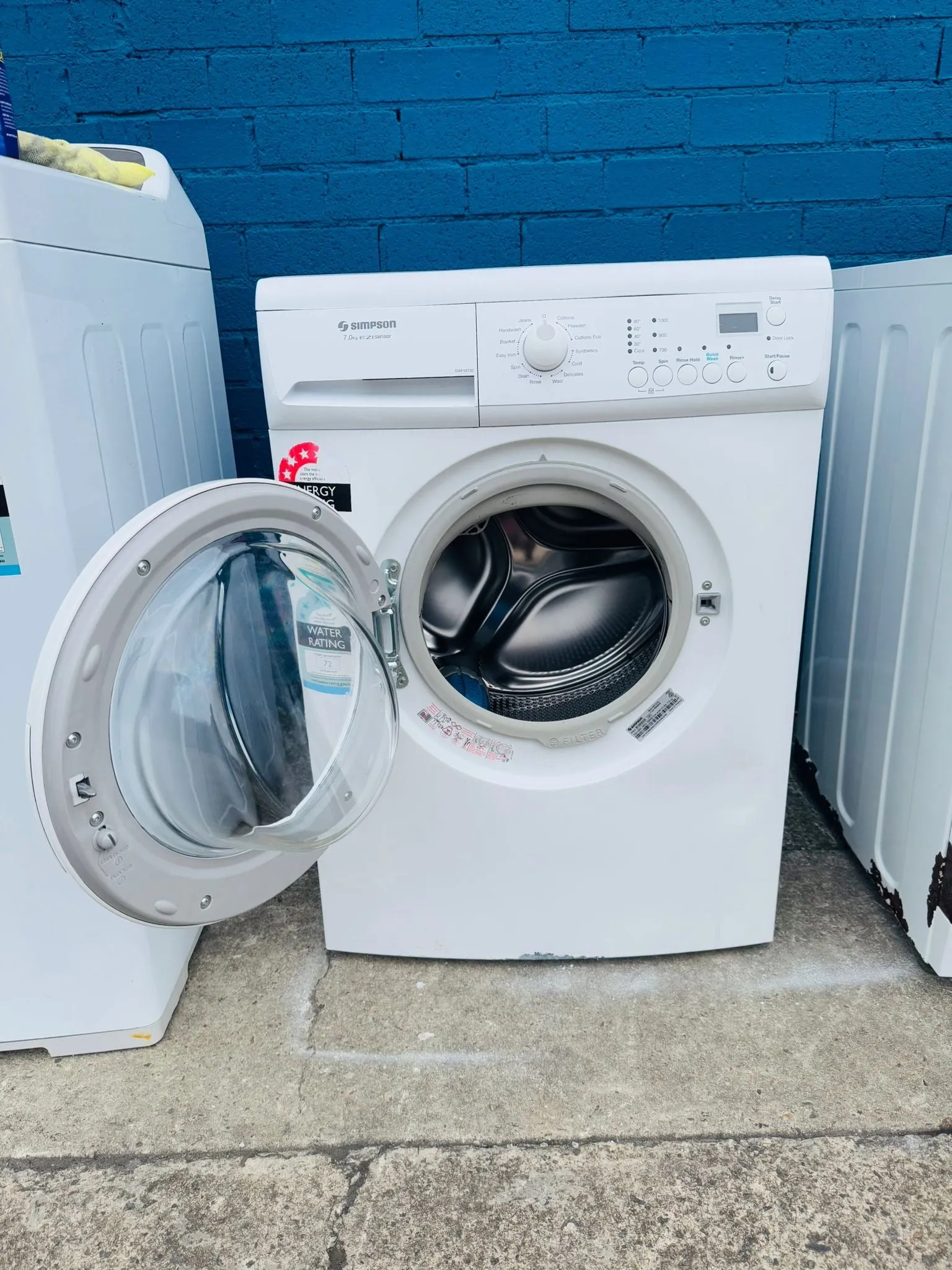 **SIMPSON 7KGS FRONT LOADER WASHING MACHINE**
