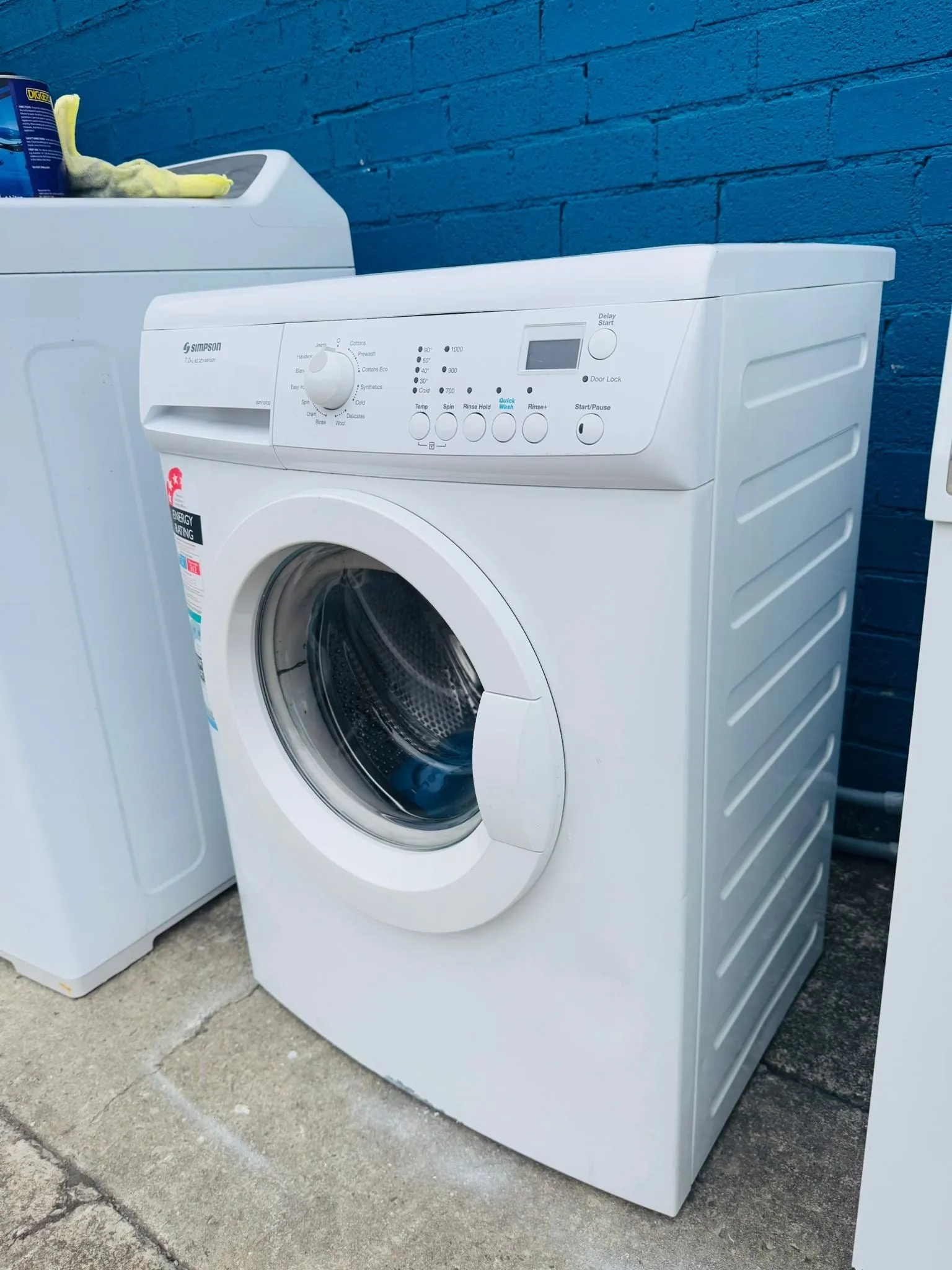 **SIMPSON 7KGS FRONT LOADER WASHING MACHINE**