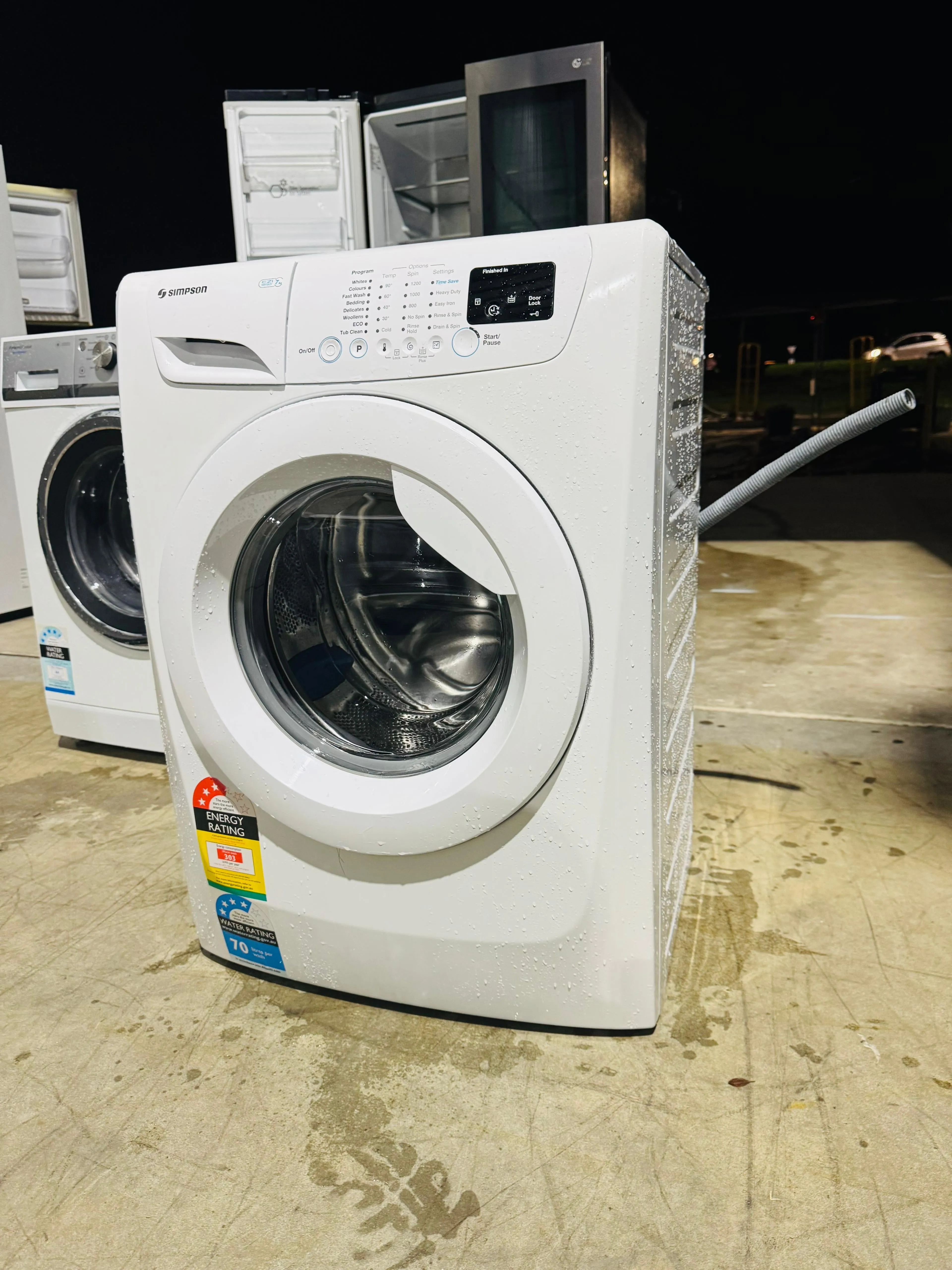**SIMPSON 7KGS FRONT LOADER WASHING MACHINE**