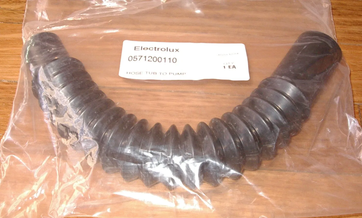 Simpson, Hoover, Westinghouse Tub to Pump Hose - Part # 0571200110