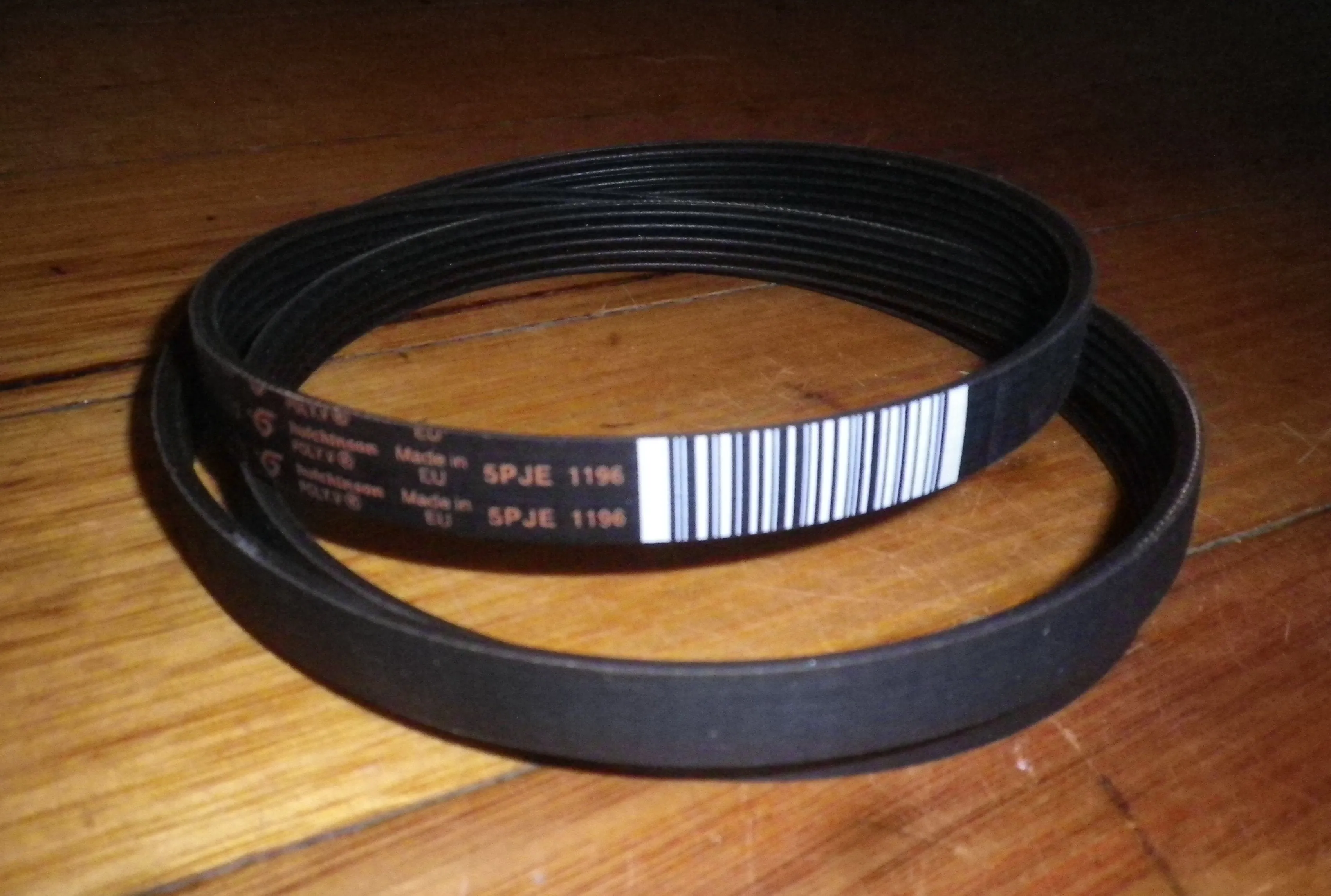 Simpson SWF14743 Front Loader Drum Belt 1196J5, 5PJE1196 - Part # 132353120