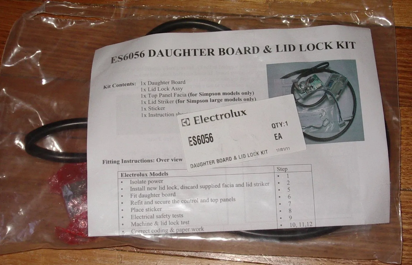 Simpson SWT Series Lid Lock Kit with Daughterboard - Part # ES6056