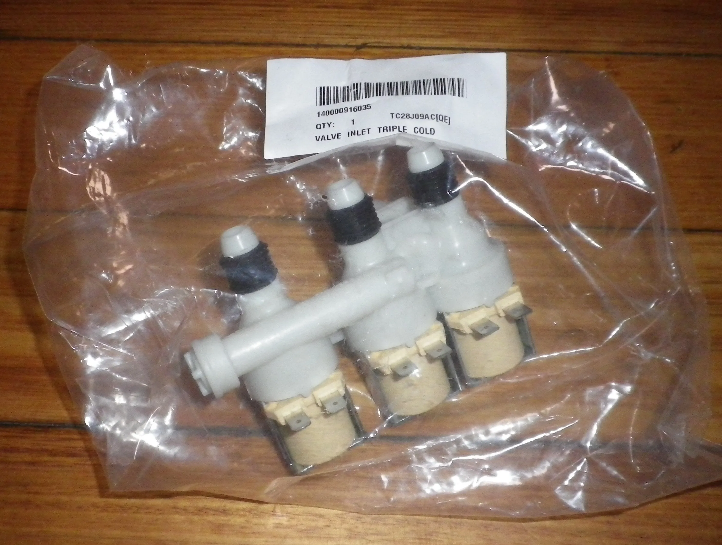 Simpson SWT Series Washer 10mm Triple Cold Water Inlet Valve - Part # 140000916035