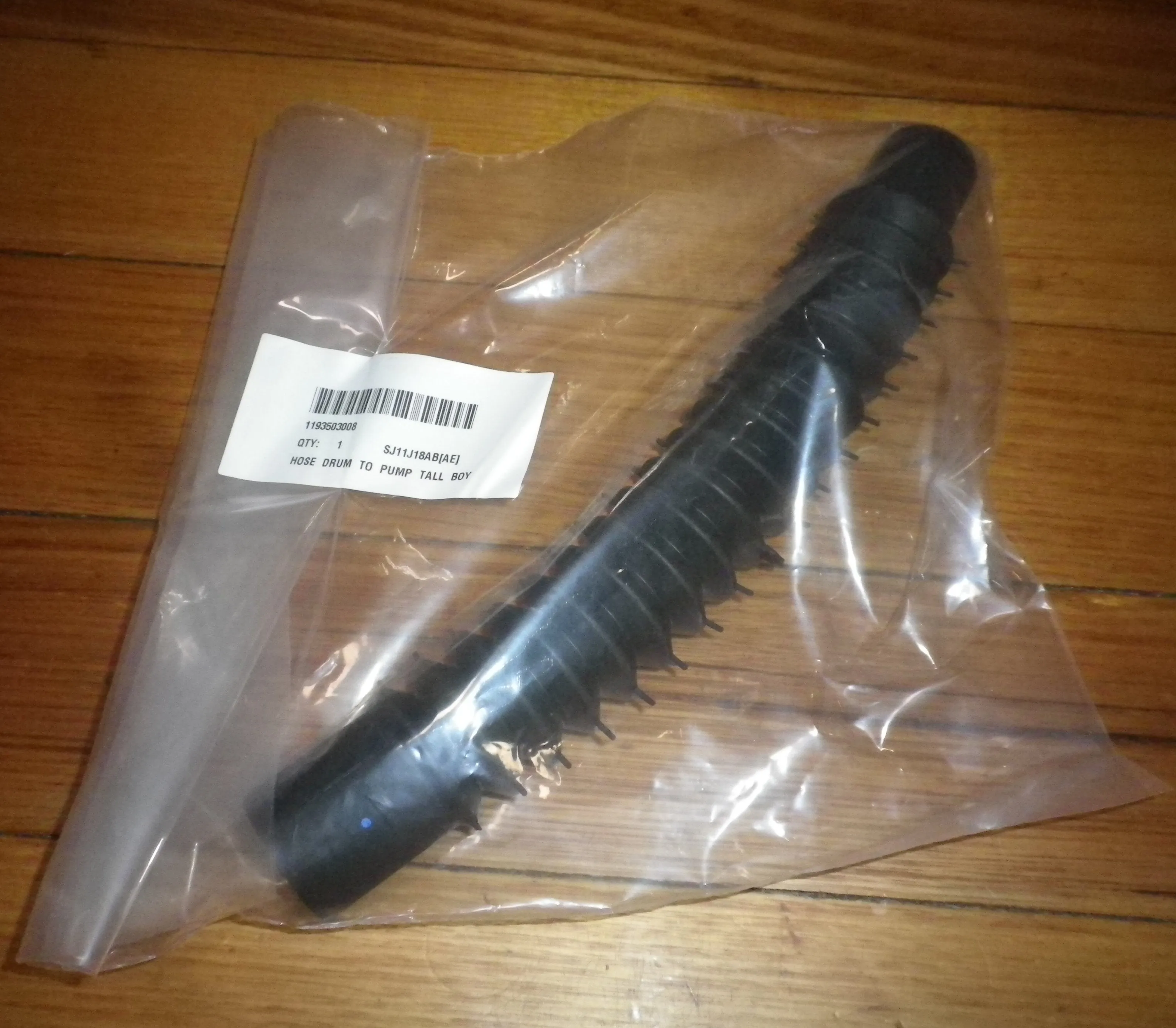 Simpson SWT Series, Westinghouse LT Series Tub to Pump Hose - Part # 1193503008