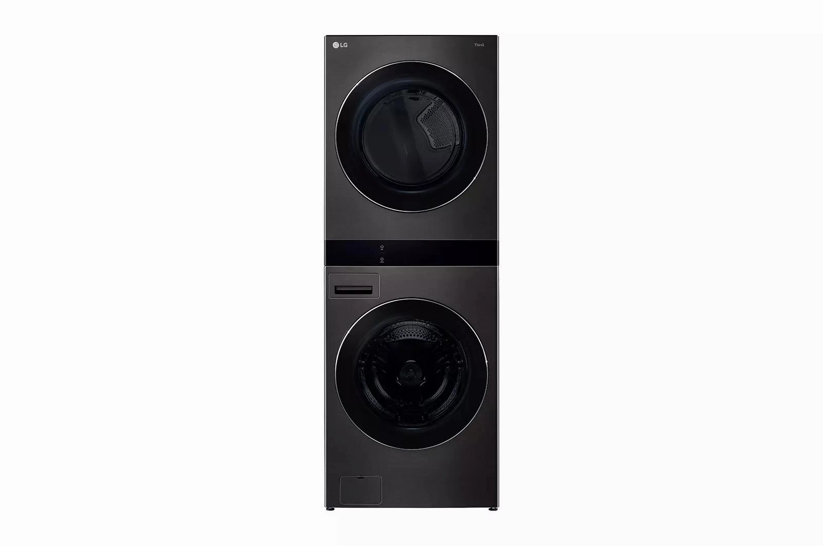 Single Unit Front Load LG WashTower(TM) with Center Control(R) 5.0 cu.ft. Washer & 7.4 cu.ft. Gas Dryer - (WKGX301HBA)