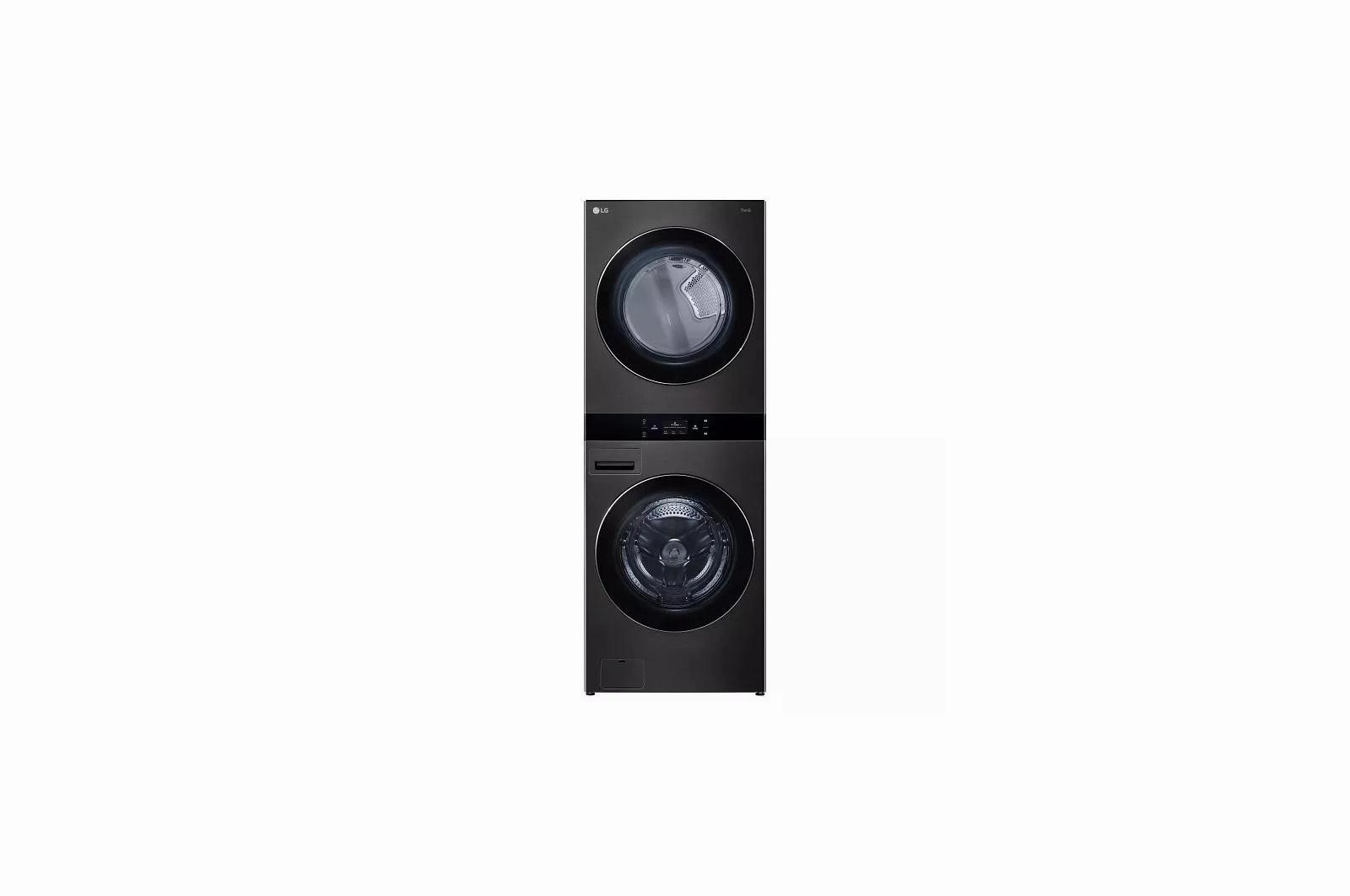 Single Unit Front Load LG WashTower(TM) with Center Control(R) 5.0 cu.ft. Washer & 7.4 cu.ft. Gas Dryer - (WKGX301HBA)