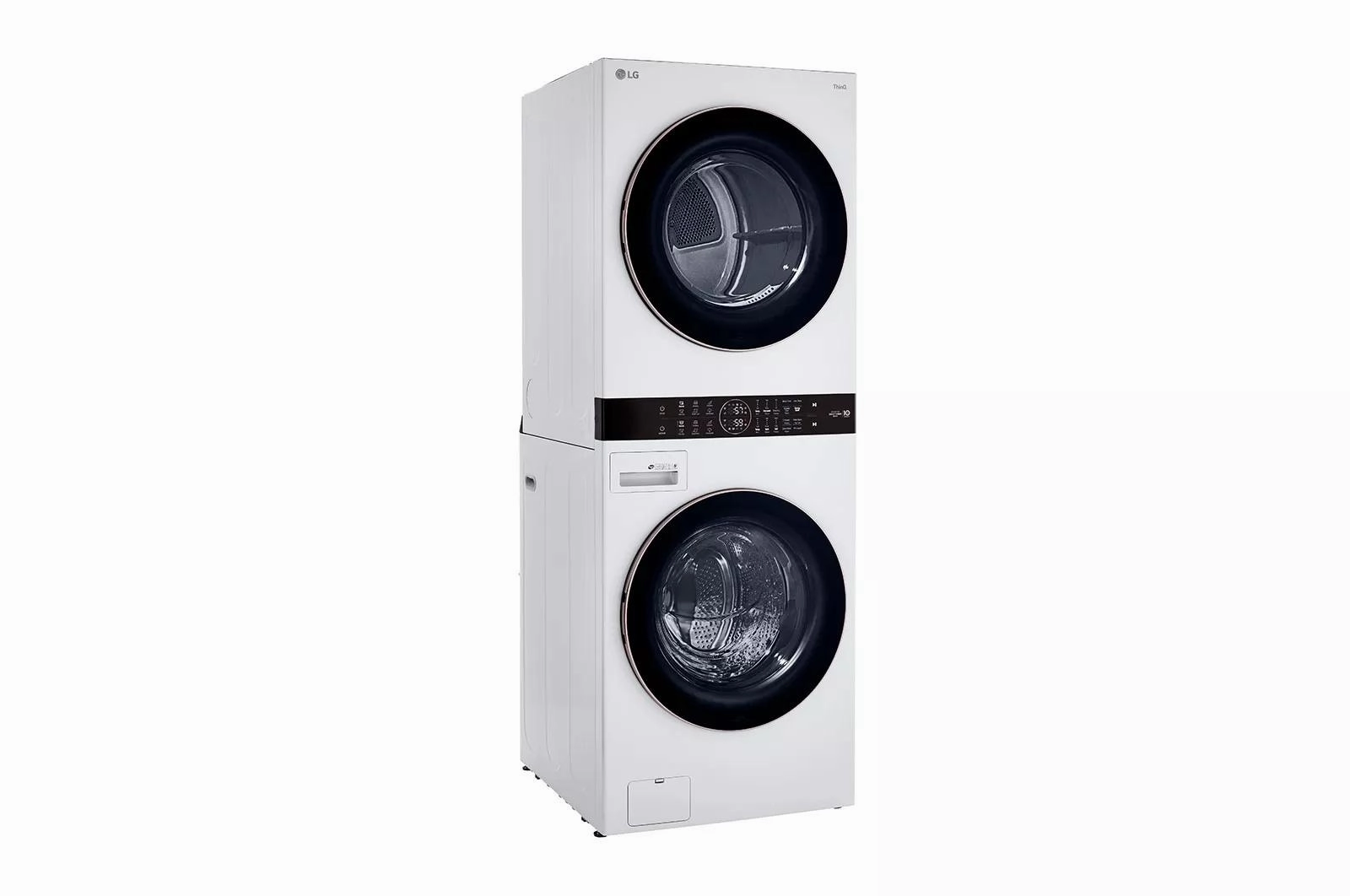 Single Unit Front Load LG WashTower(TM) with Center Control(TM) 4.5 cu. ft. Washer and 7.4 cu. ft. Electric Dryer - (WKE100HWA)