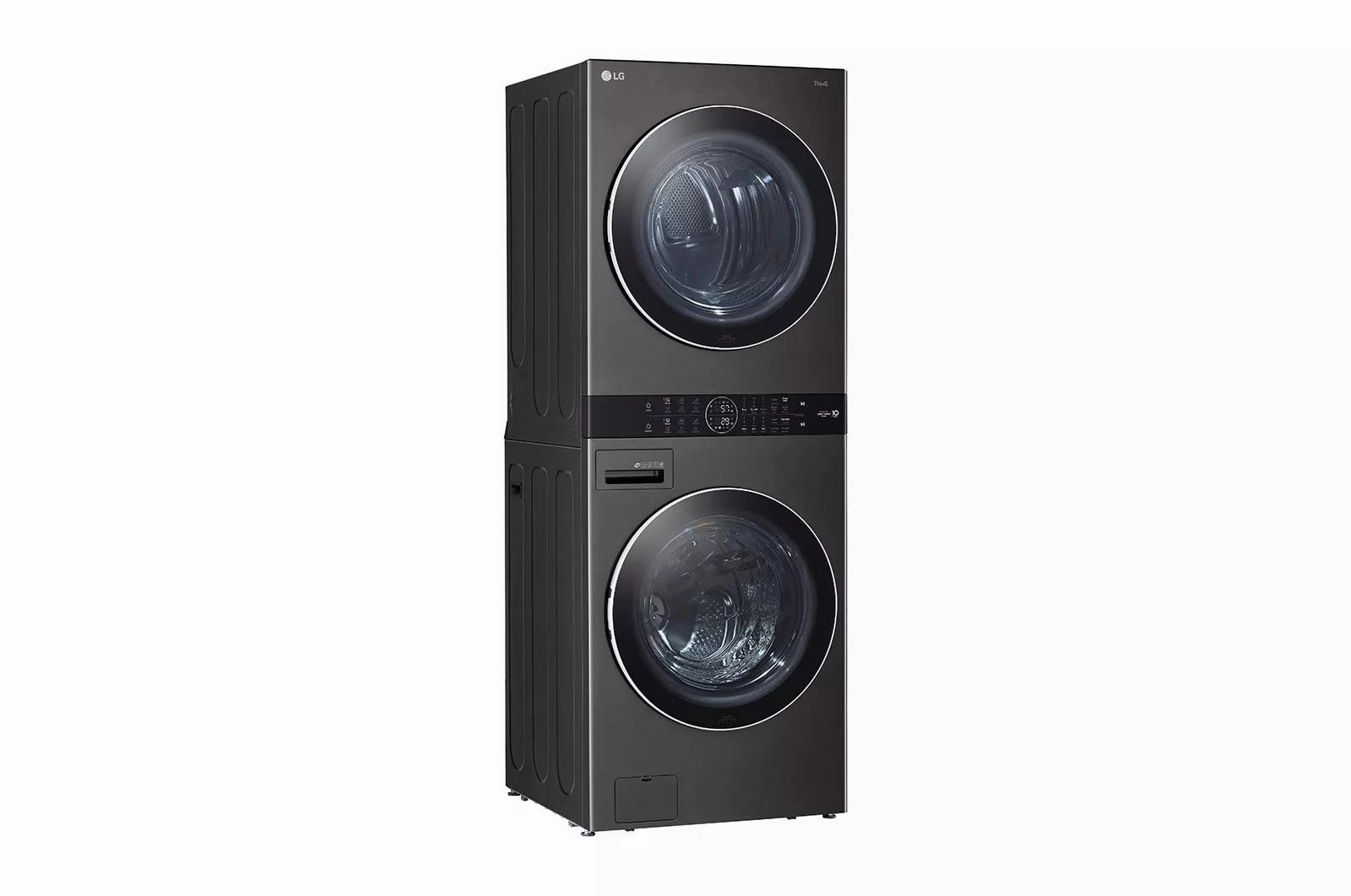 Single Unit Front Load LG WashTower(TM) with Center Control(TM) 4.5 cu. ft. Washer and 7.4 cu. ft. Electric Dryer - (WKEX200HBA)