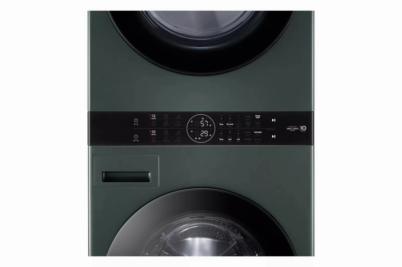 Single Unit Front Load LG WashTower(TM) with Center Control(TM) 4.5 cu. ft. Washer and 7.4 cu. ft. Electric Dryer - (WKEX200HGA)