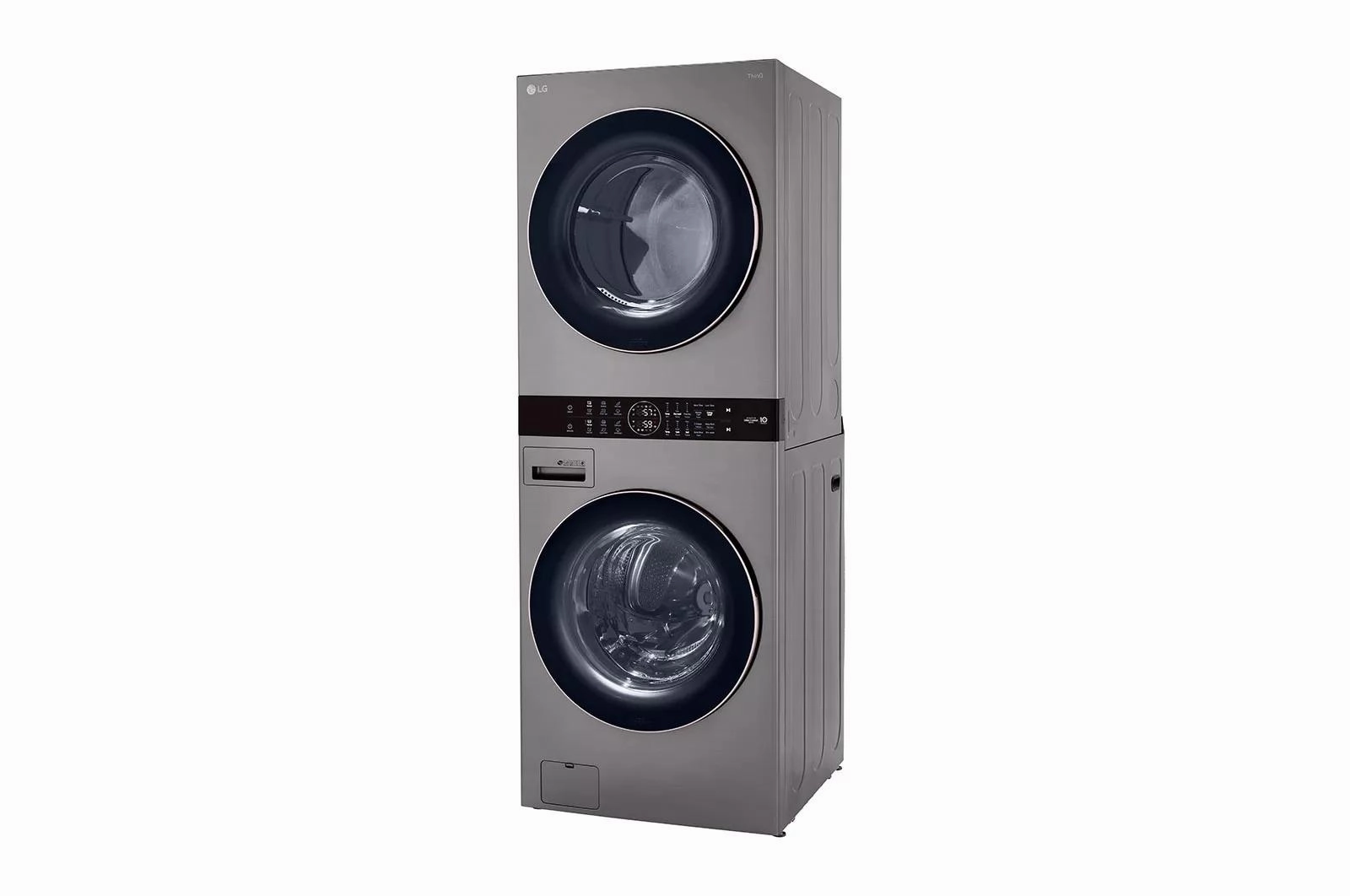 Single Unit Front Load LG WashTower(TM) with Center Control(TM) 4.5 cu. ft. Washer and 7.4 cu. ft. Gas Dryer - (WKG101HVA)