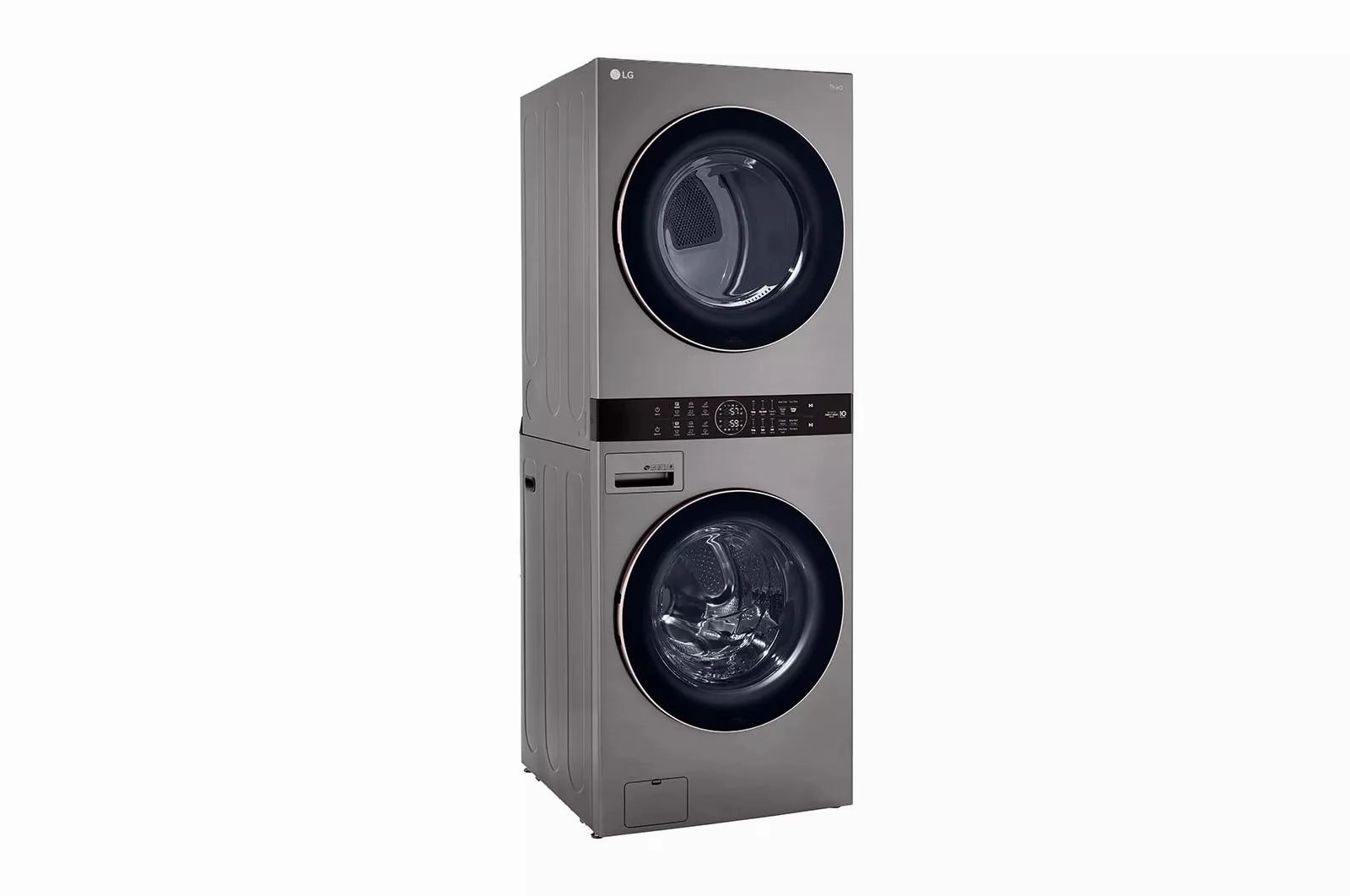 Single Unit Front Load LG WashTower(TM) with Center Control(TM) 4.5 cu. ft. Washer and 7.4 cu. ft. Gas Dryer - (WKG101HVA)