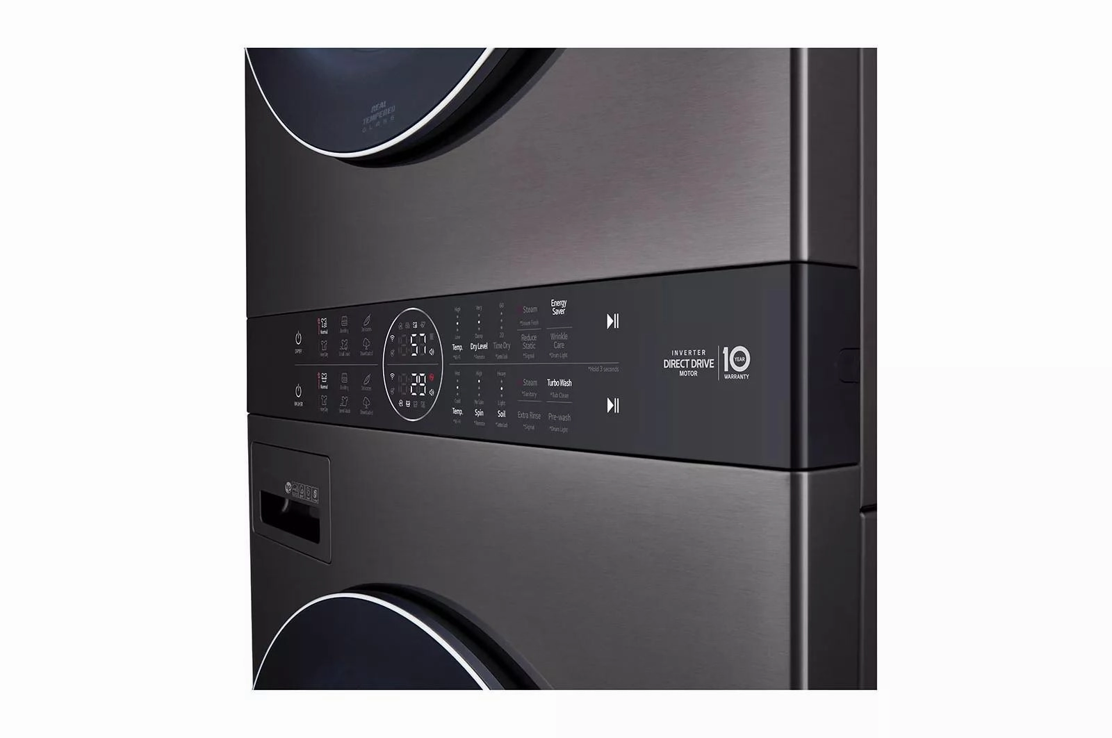 Single Unit Front Load LG WashTower(TM) with Center Control(TM) 4.5 cu. ft. Washer and 7.4 cu. ft. Gas Dryer - (WKGX201HBA)