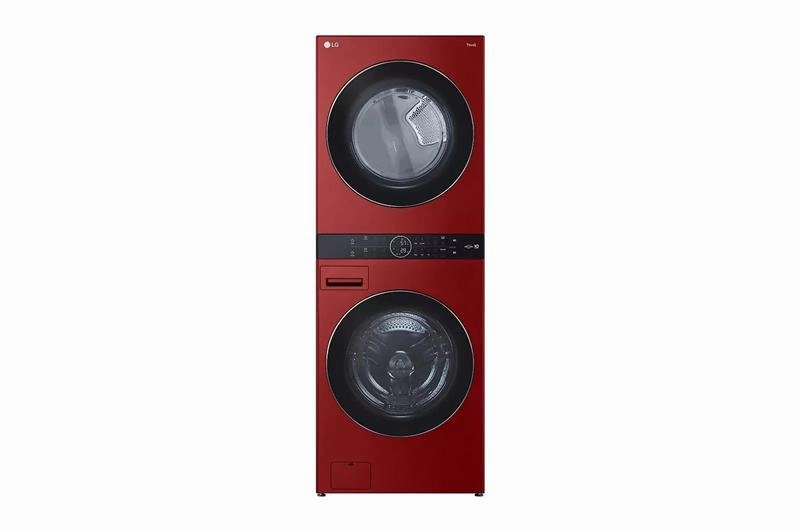 Single Unit Front Load LG WashTower(TM) with Center Control(TM) 4.5 cu. ft. Washer and 7.4 cu. ft. Gas Dryer - (WKGX201HRA)