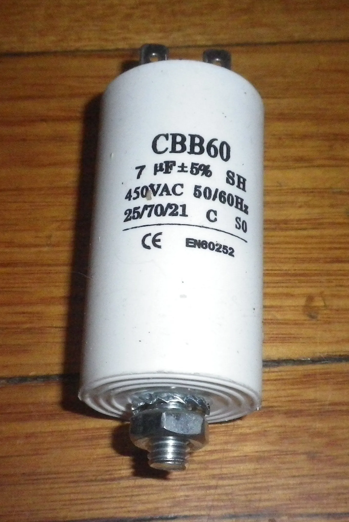 SKL / CBB60 7uF 440Volt Motor Run/Start Capacitor - CAP007DS