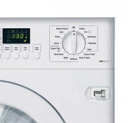 Smeg WMI147C 7kg 1400 Spin Integrated Washing Machine
