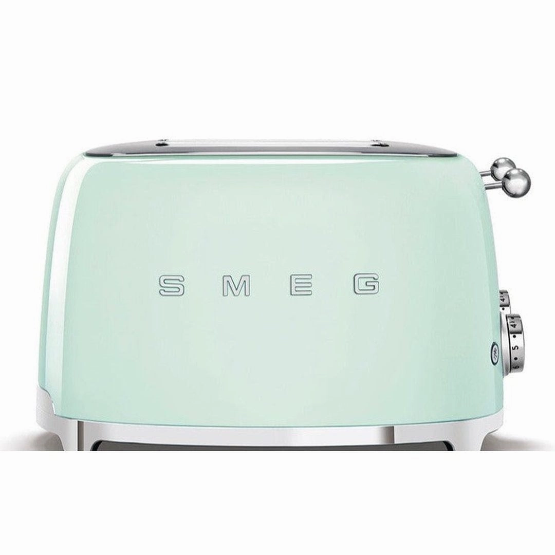 Smeg 50's Retro Style 4 Slice Pastel Green Toaster | TSF03PGUK