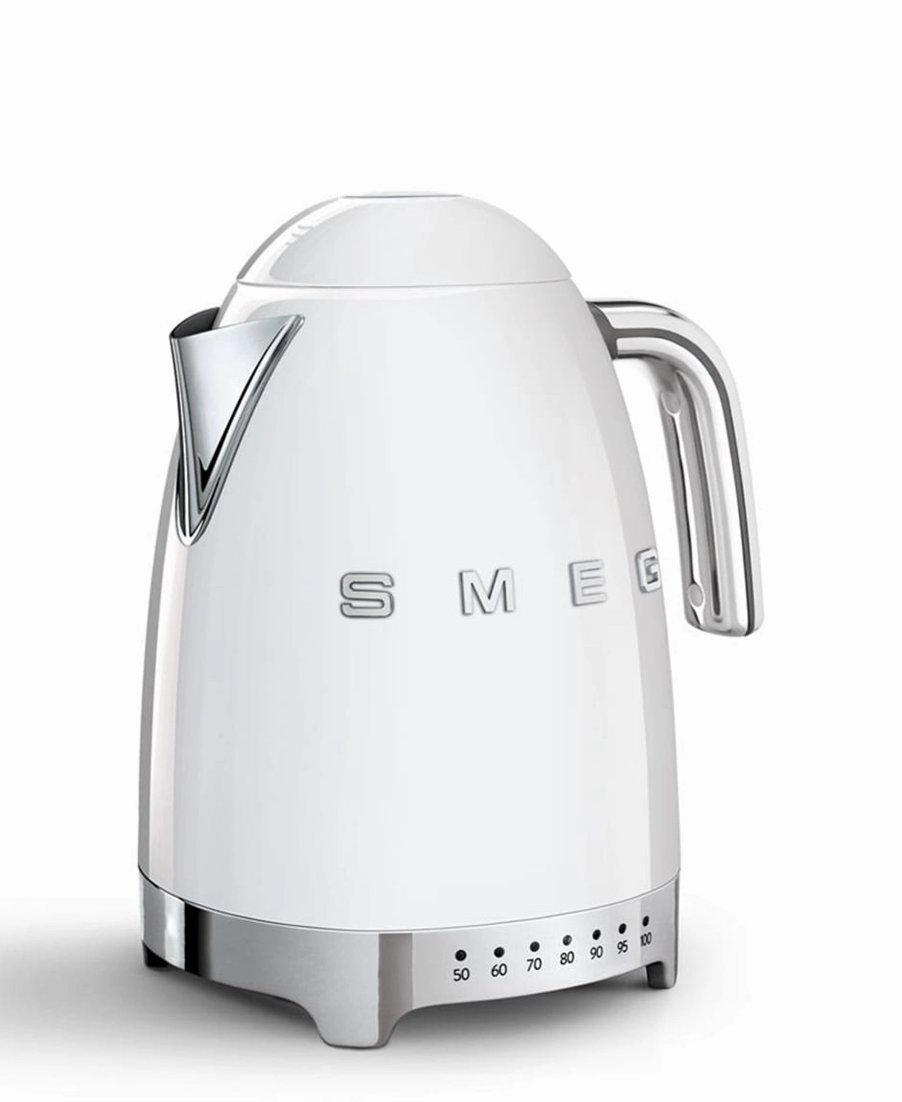 Smeg 50's Style Retro Variable Temperature Kettle - White