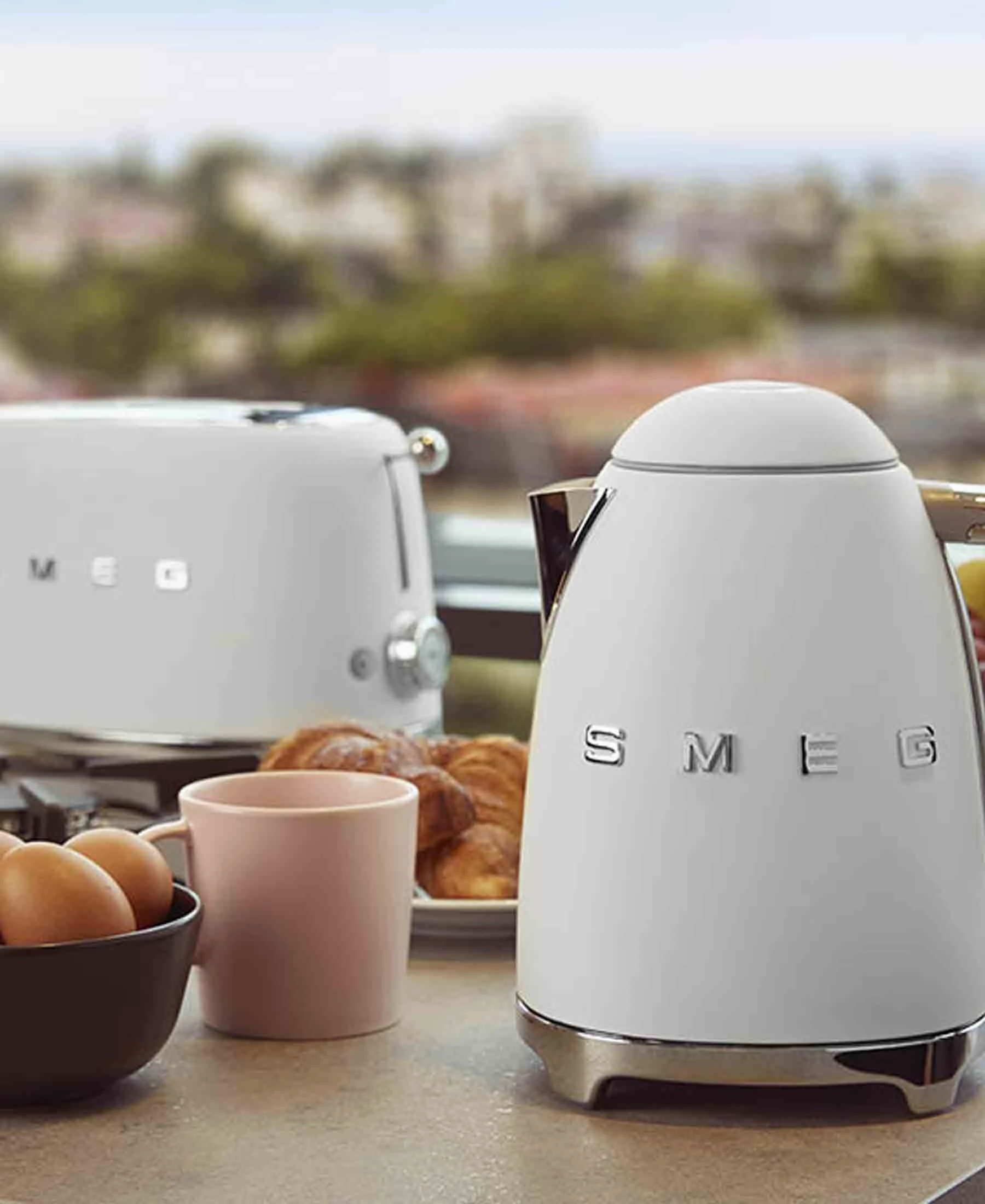 Smeg Retro Matte Combo - Matte White