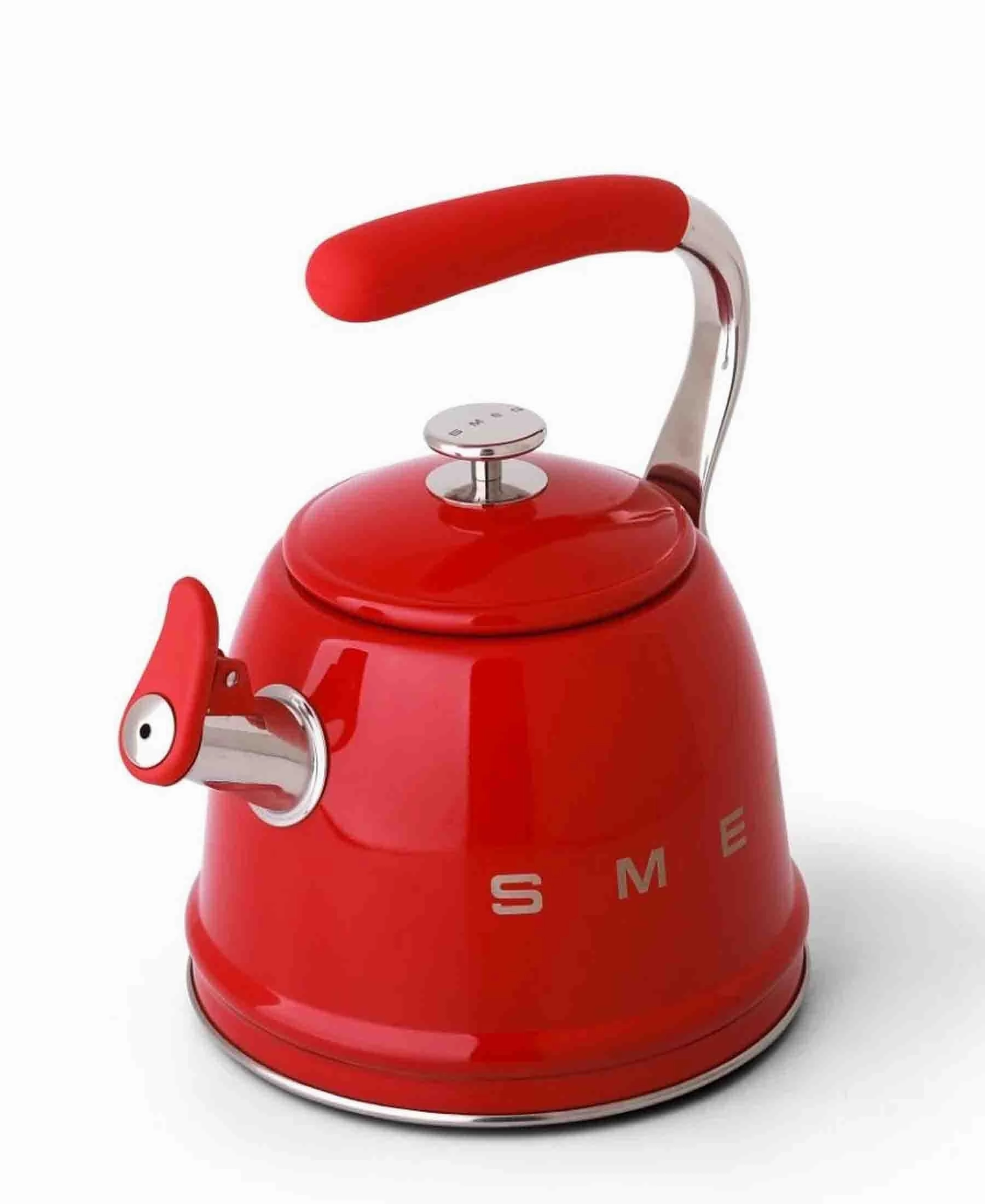 Smeg Whistling Stovetop Kettle - Red
