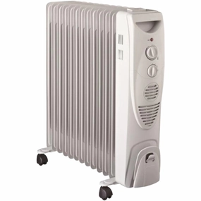 Sona Heater Oil Filled Radiator, 2500Watts, 13Fins, White