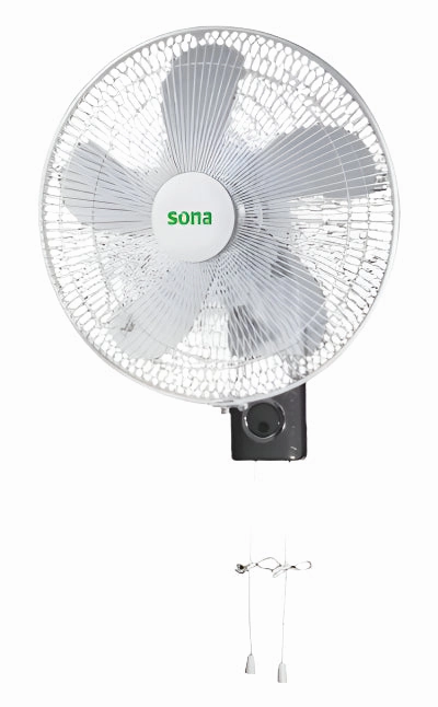 Sona Wall Fan 16Inch, White