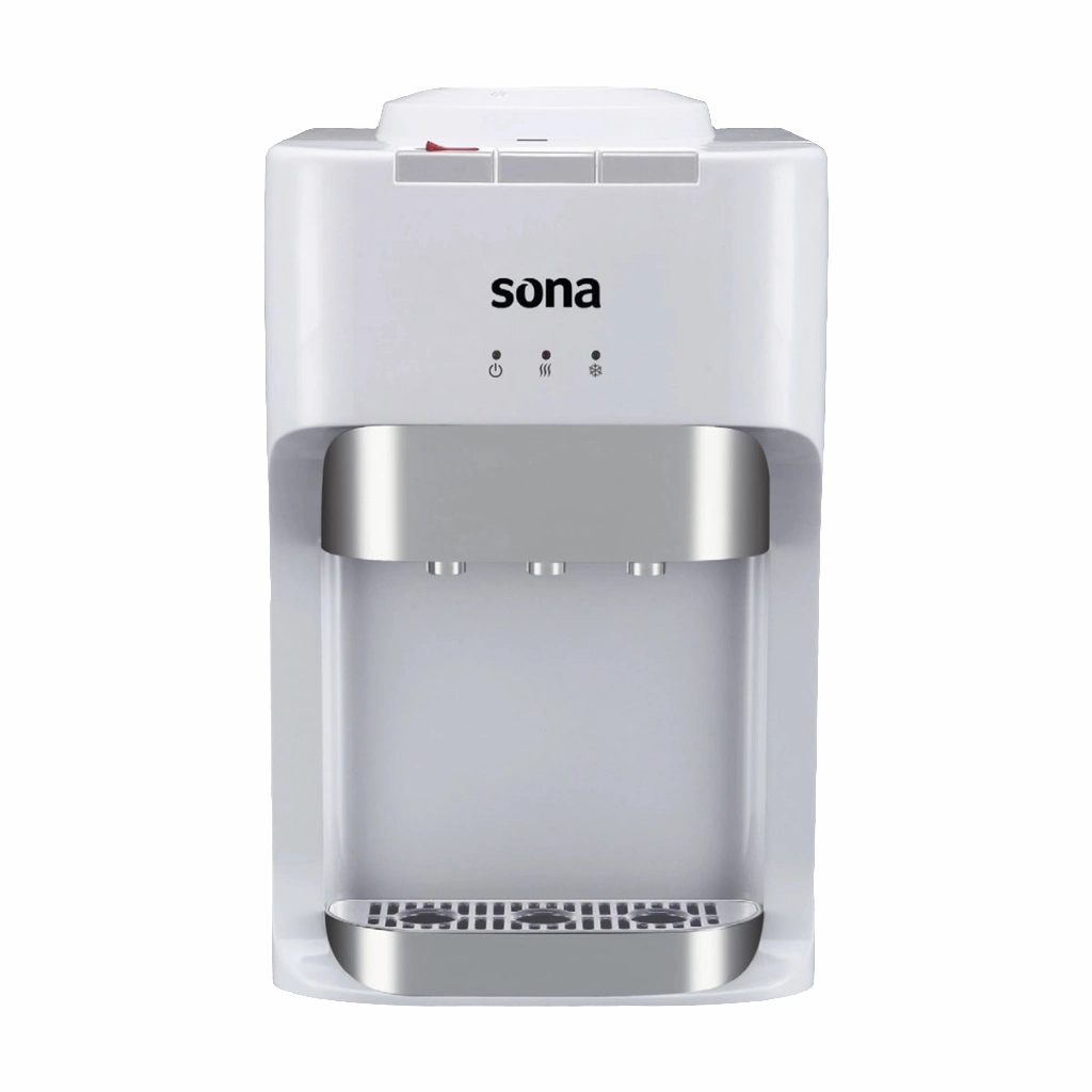 Sona Water Dispenser, Table 3 Faucets Heater Control, White