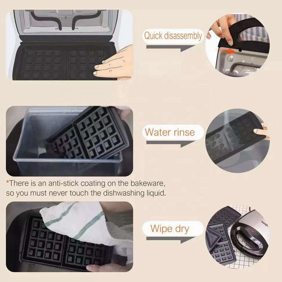 Sonifer 7-in-1 Sandwich Maker | Non-Stick | Light Indicator | Overheat Protection