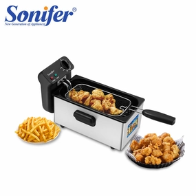 Sonifer Deep Fryer  | 2000w |  3L |  Temperature Control | Dry heating protection function