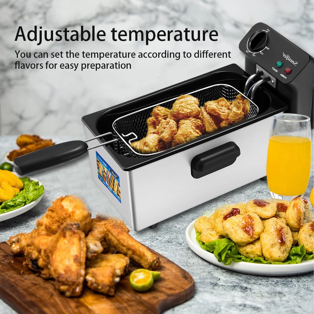 Sonifer Deep Fryer  | 2000w |  3L |  Temperature Control | Dry heating protection function