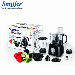 Sonifer Food Processor | 2 speeds   pulse | Safety lock system | Easy to clean