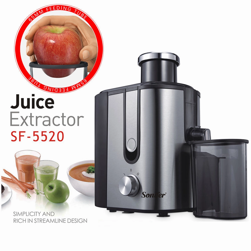 Sonifer Juice Extractor | 400W | Speed Levels | Non-Slip | Auto Regulation Based on Fruit Hardness