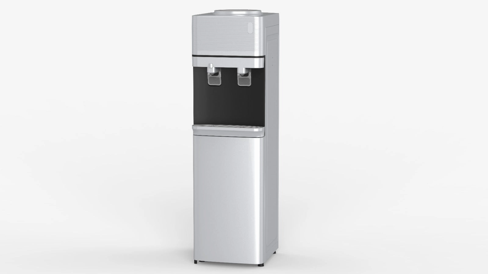 Sp Stand Water Dispenser Silver 2 Faucets