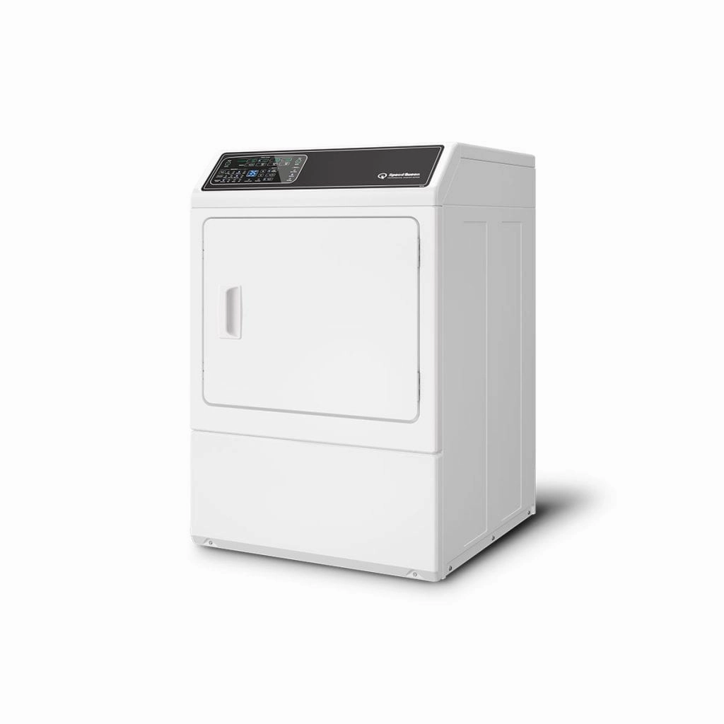 Speed Queen DF7004WE Df7 Sanitizing White Electric Dryer With Front Control Pet Plus&#8482; Steam Over-Dry Protection Technology Energy Star Certified 5-Year Warranty