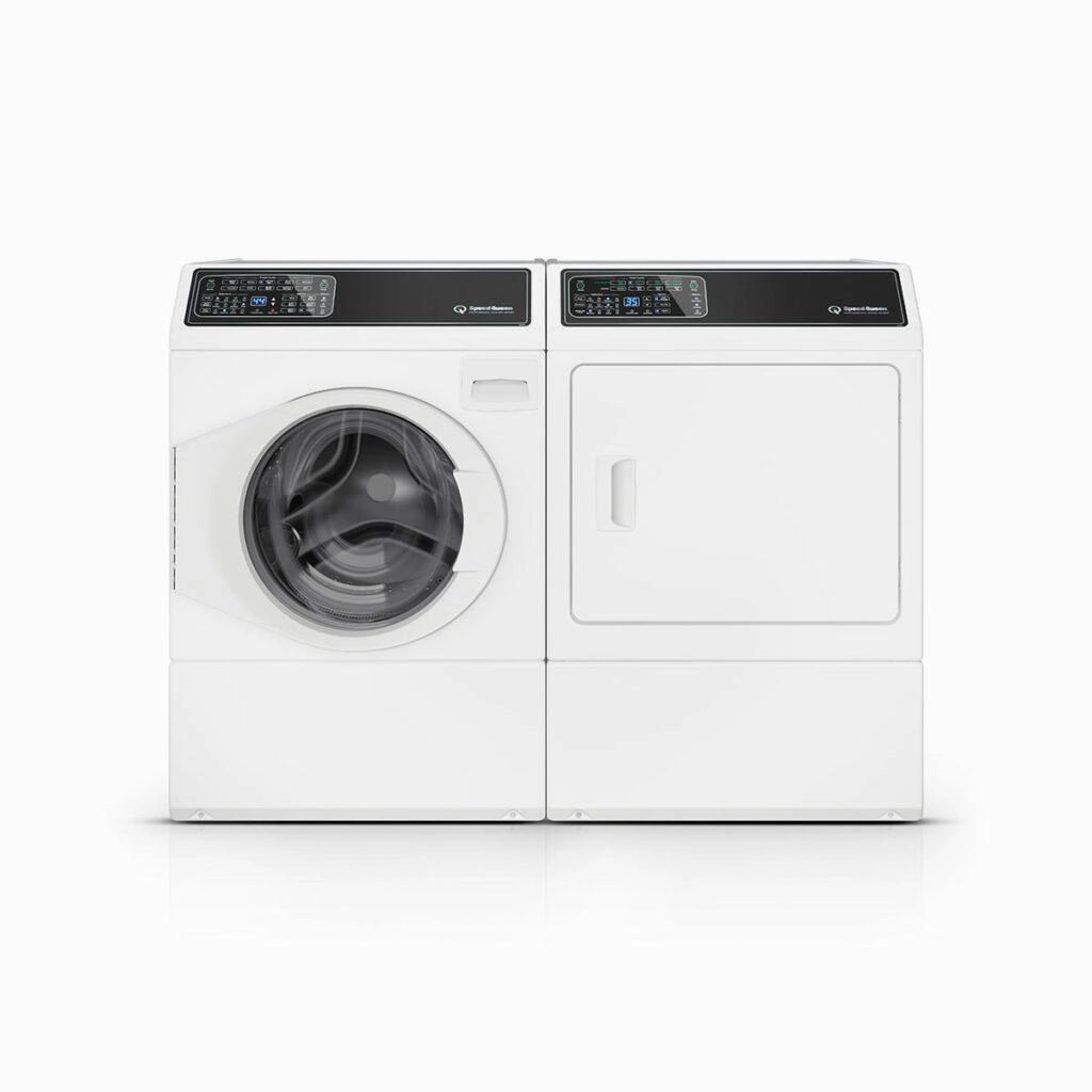 Speed Queen DF7004WE Df7 Sanitizing White Electric Dryer With Front Control Pet Plus&#8482; Steam Over-Dry Protection Technology Energy Star Certified 5-Year Warranty