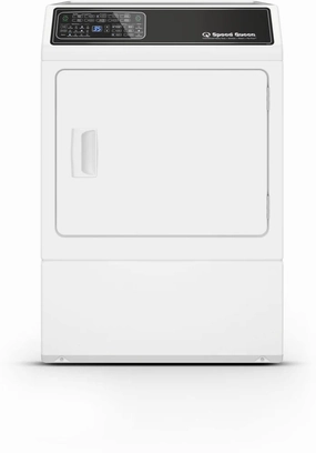 Speed Queen DF7004WG Df7 Sanitizing White Gas Dryer With Front Control Pet Plus&#8482; Steam Over-Dry Protection Technology Energy Star Certified 5-Year Warranty