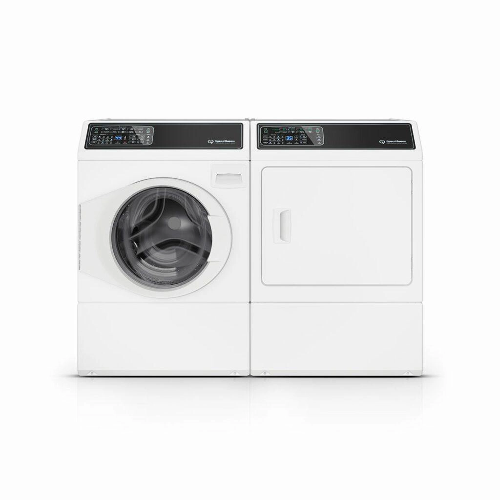 Speed Queen DF7004WG Df7 Sanitizing White Gas Dryer With Front Control Pet Plus&#8482; Steam Over-Dry Protection Technology Energy Star Certified 5-Year Warranty