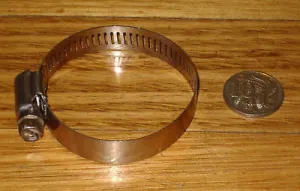 Stainless Steel Large Hose Clamp 40mm - 55mm - Part # W010D